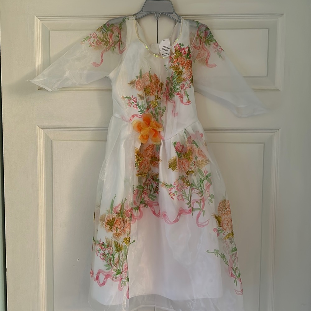 Disney Belle’s celebration dress. Size 4-6x